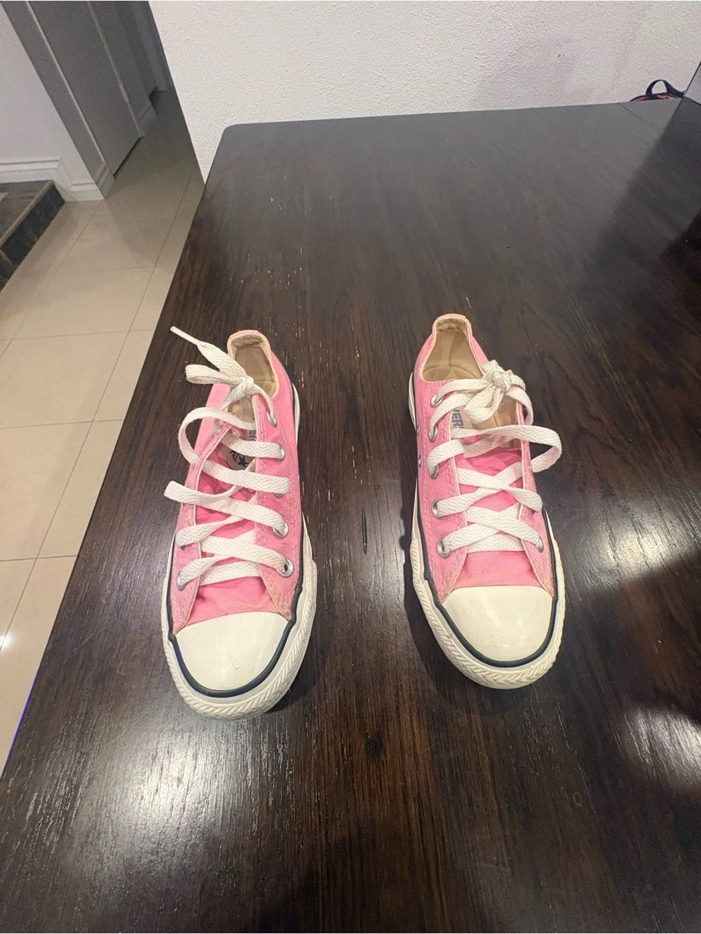 Converse Kids' Pink Low Top Sneakers